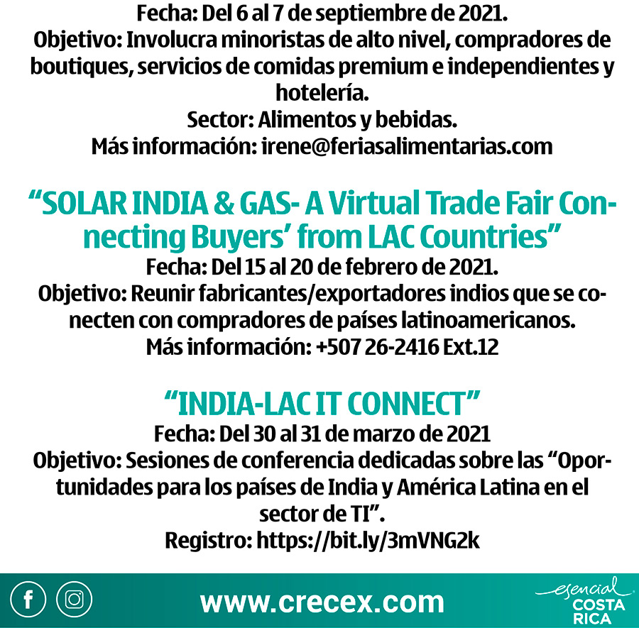 BOLETIN DE OPORTUNIDADES COMERCIALES