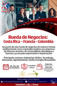 Rueda de Negocios: Costa Rica - Francia - Colombia