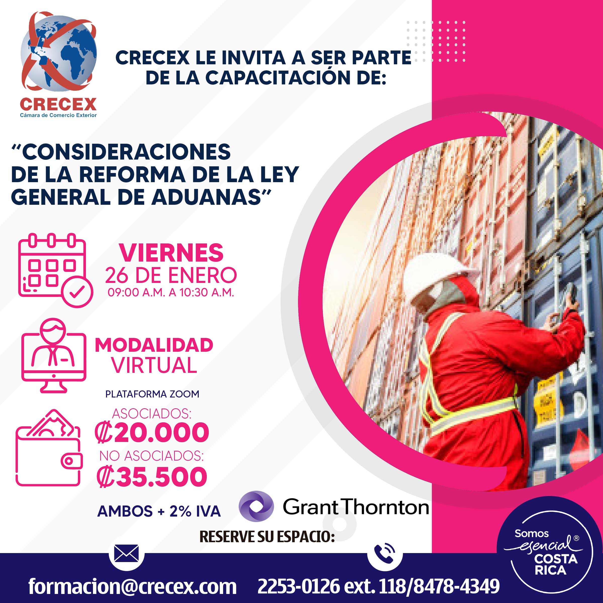 Charla consideraciones a la reforma de ley general de aduanas c mara