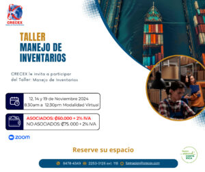 Taller de Manejo de Inventarios 12, 14, 19 de noviembre 2024