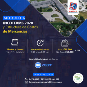 Módulo 6 INCOTERMS 2020 y estructura de Costos de Mercancías