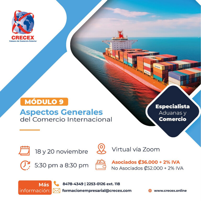 MODULO 9 ASPECTOS GENERALES DEL COMERCIO INTERNACIONAL 18 Y 20 NOV