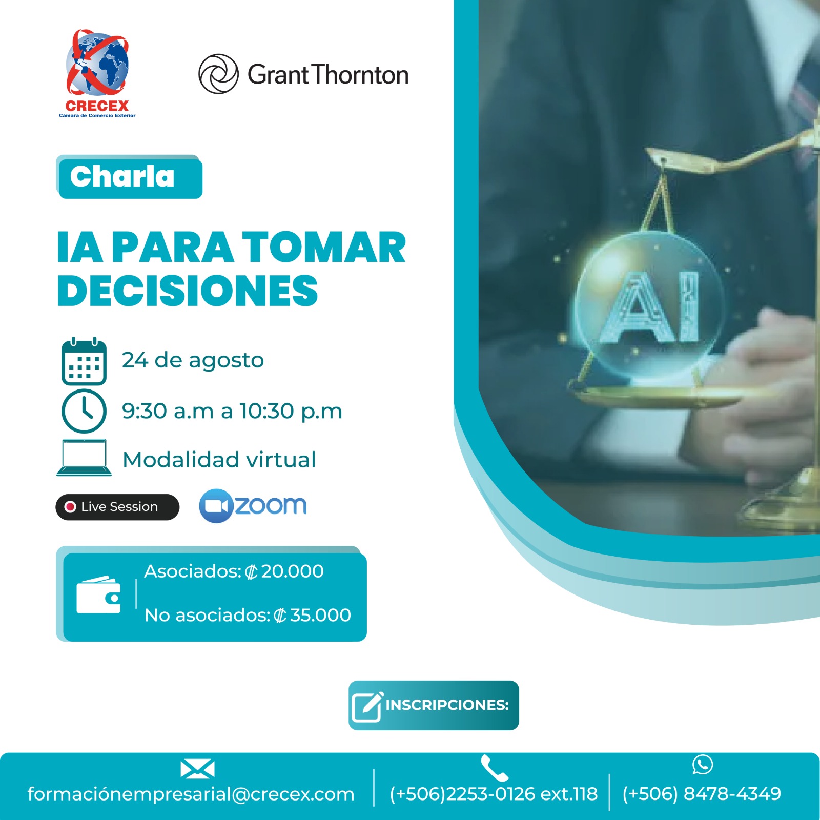Charla IA para Tomar Decisiones