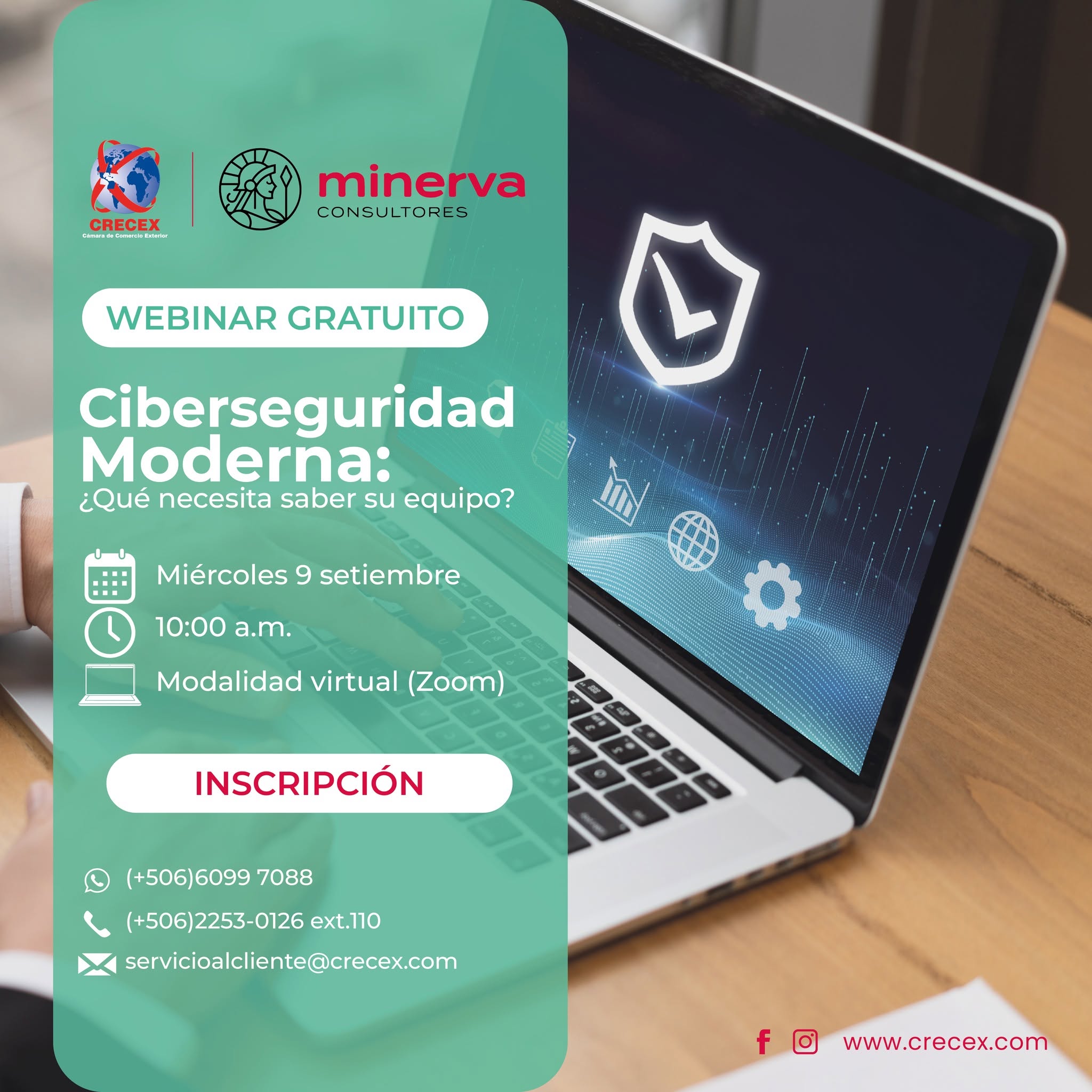 WEBINAR GRATUITO Ciberseguridad Moderna: ¿Qué necesita saber su equipo?