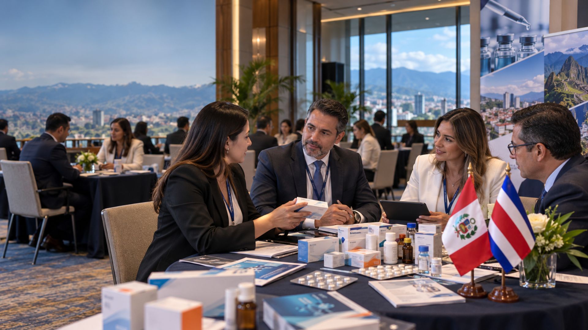 Misión comercial farmacéutica Perú Costa Rica organizada por CRECEX, ADEX y la Embajada del Perú