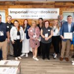 Participantes del Programa de Inmersión Empresarial y Logística Miami 2026 de CRECEX durante visitas técnicas a USDA-APHIS e Imperial Freight.