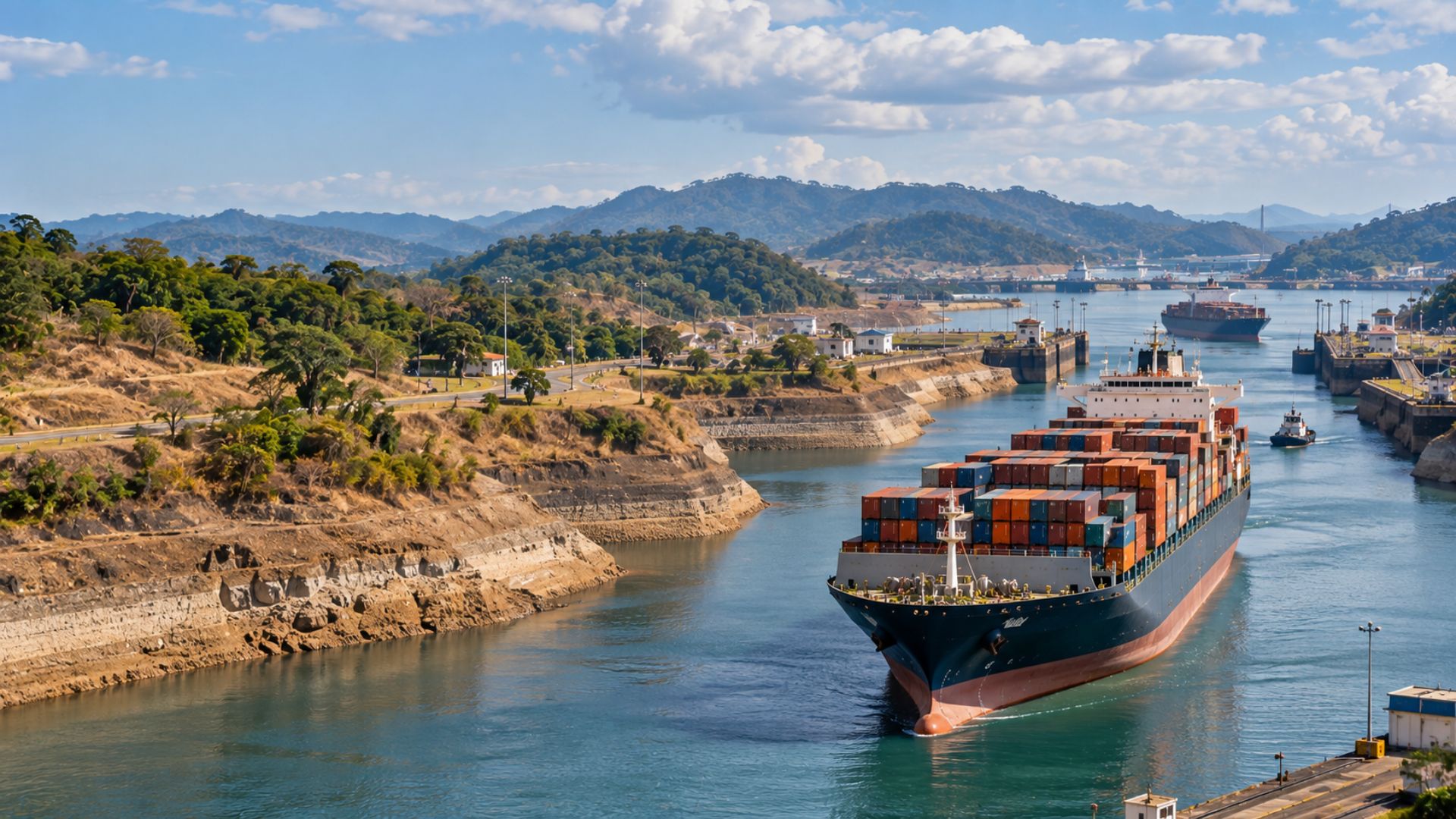 Sequía en el Canal de Panamá y posibles efectos para Costa Rica y las cadenas de suministro